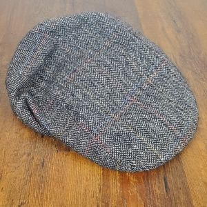 Vintage Men's Wool Tweed Newsboy Cabbie Cap